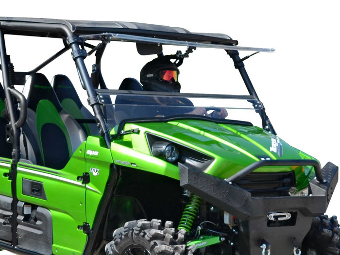 Kawasaki Teryx Flip Windshield - Kawasaki Teryx 750/800 Scratch Resistant Flip Windshield