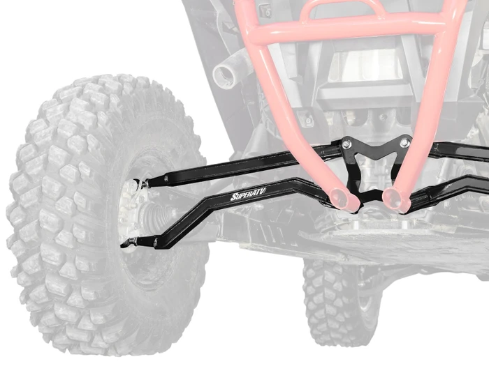 Polaris RZR XP 1000 & XP 4 1000 High Clearance Boxed Radius Arms, 4x Stronger Than Stock, Monoball Pivots
