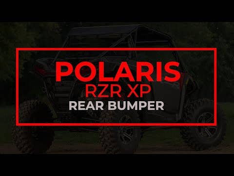 Polaris RZR XP 1000 & XP 4 1000 (2024+) Rear Bumper, 1.5" Steel Tubing, Frame Mounted, Optional 2" Receiver Hitch, 1,500 lb Towing