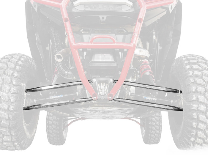 Polaris RZR XP Turbo & XP 4 Turbo Billet Aluminum Radius Arms, 7075 Hex Bar, 5/8" Heims, Helical Inserts