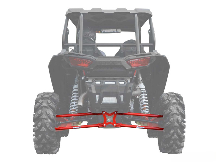 Polaris RZR XP Turbo & XP 4 Turbo Rear Radius Arms, 4x Stock Strength, Pivoting Inner Mount, Adjustable Heims