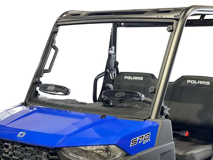 Polaris Ranger Mid-Size (Pro-Fit) Full Vented Windshield with Hard Coat