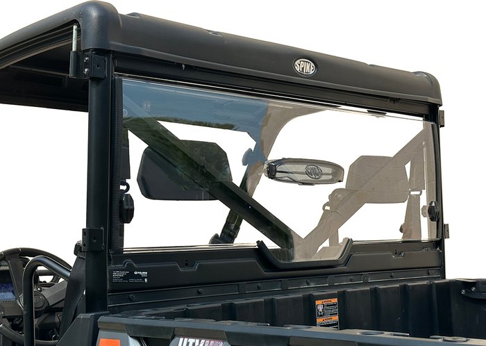Polaris Ranger 1000/XP1000/Kinetic Rear Vented Windshield - Hard Coated