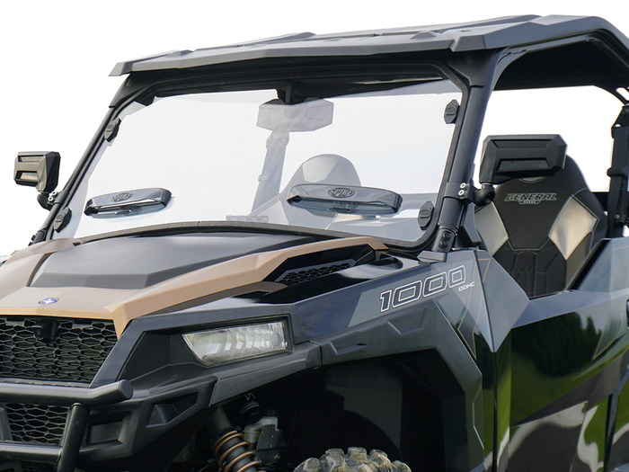Polaris General TRR Vented Windshield - Hard Coated