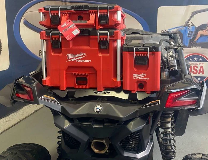 Can-Am Maverick X3/Sport and Trail Mount/Rack for "PACK OUT" Boxes and Coolers