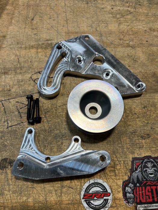 Polaris RZR Pro R Billet Howe Power Steering Mount & Pulley Kit