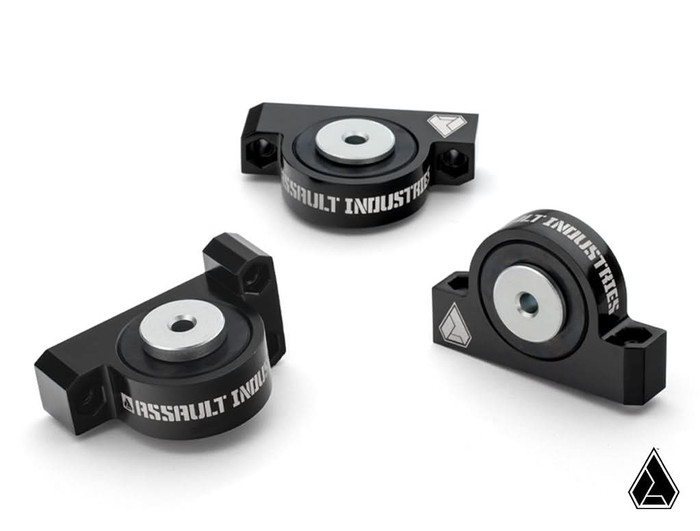 Assault Industries Billet Motor Mount Kit (Fits: Polaris RZR XP Turbo; Turbo S; RS1; Pro XP; Turbo R)