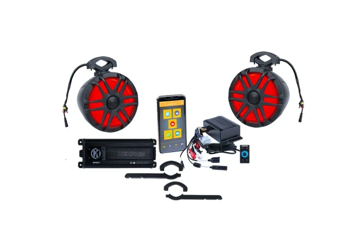 Universal UTV 4 Speaker Side-By-Side Kit For Machines With Round Cages