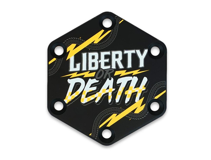 UTV Steering Wheel Center Cap - Liberty or Death