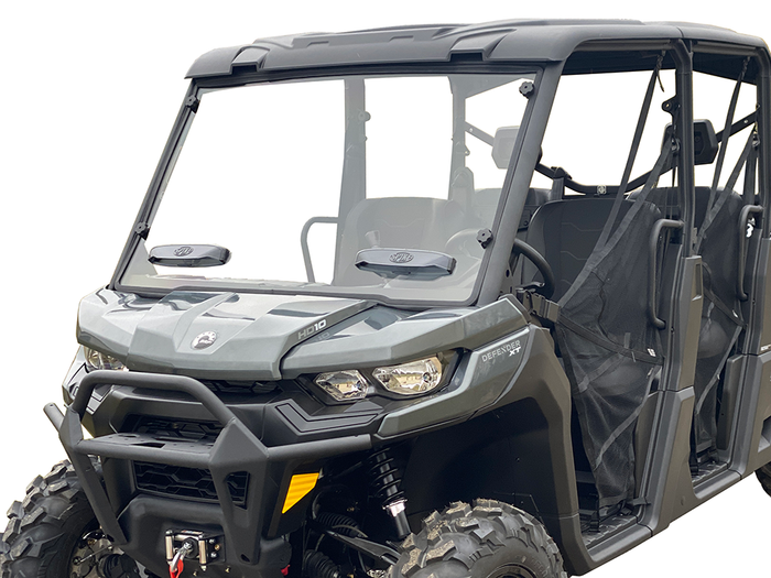 Can-Am Defender Comfort Flow Venting Full Windshield - Hard Coated