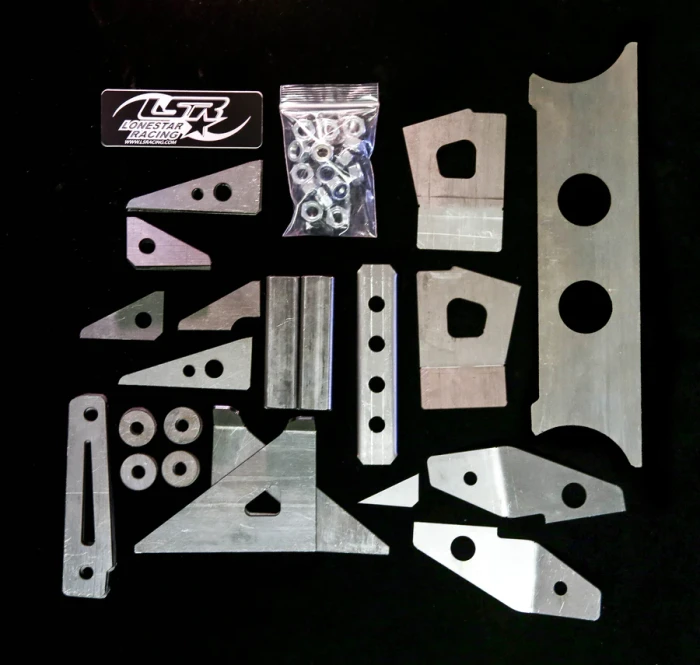 Polaris RZR 570 Weld In Frame Gusset Brace Kit