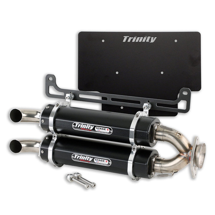Polaris Xpedition Stage 5 Dual Exhaust - Slip on - Trinity Racing