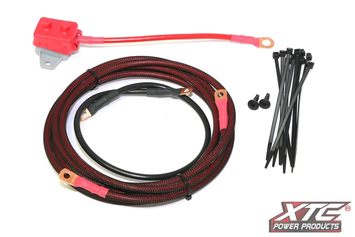 Polaris RZR XP4 Power Cable from Battery to OEM Busbar – 4 Seat with Circuit Breaker