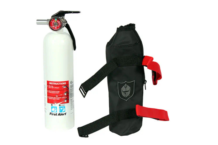 Pro Armor Fire Extinguisher Mount Kit (Mount & Fire Extinguisher)