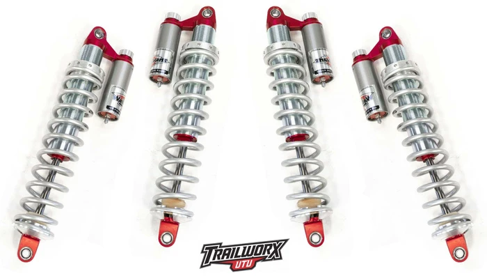 Walker Evans Yamaha Wolverine X2 - X4 Performance Coilover Shocks - 16 Way Adjustable