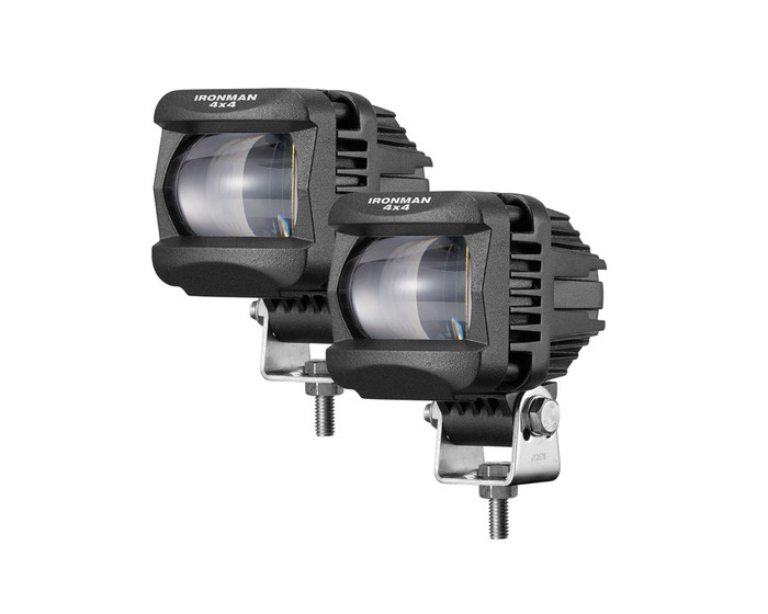 Ironman 4x4 2" 10W LED Fog Light Kit - Clear