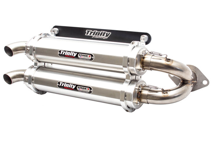 Trinity Racing Polaris RZR Xp 1000 Performance Slip On Exhaust (2015-2023)