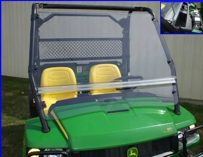 John Deere Gator Full Windshield - HPX 4x4, XUV 620i, 625i, 825i, XUV 850D and XUV 855D