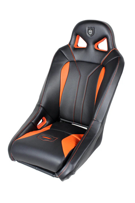 Pro Armor Can-Am Maverick R G2 Front Suspension Seat & Mounting Base - Black / Orange