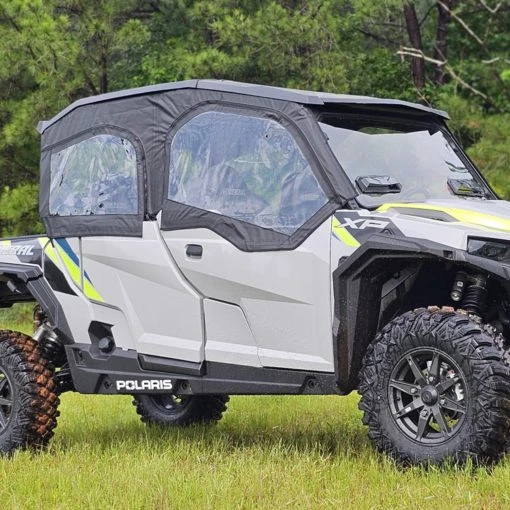 Polaris General 4 1000, XP 4 1000 Upper Soft Doors / Side Windows - fits 2017-2026 Polaris General 4 Seat