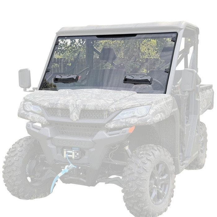 Seizmik Toolless Versa-Vent Scratch Resistant Hard Coated Windshield Kit CFMOTO UForce 1000