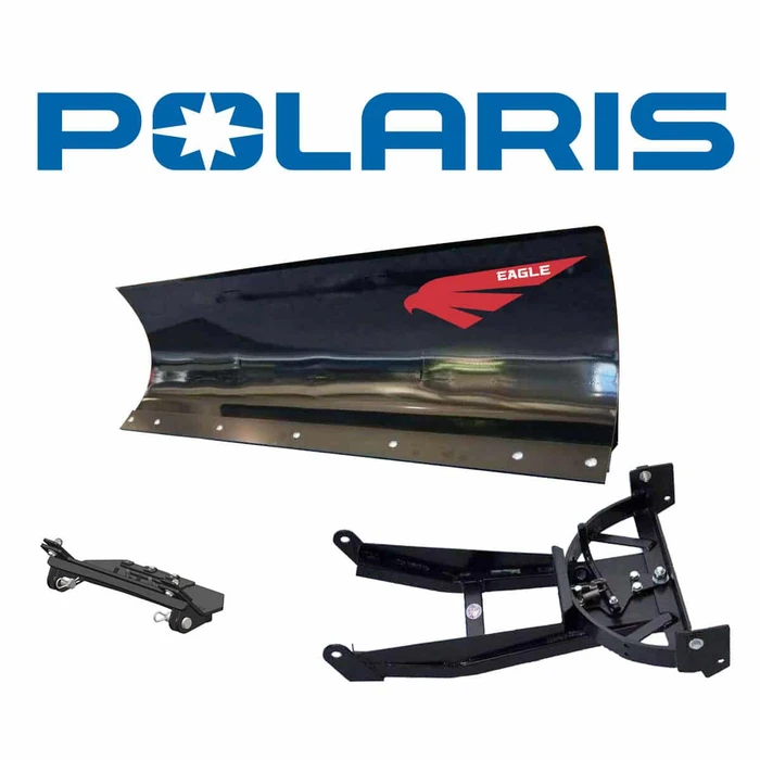Polaris RZR S 1000 Complete Snow Plow System with Frame Mount, Push Tube & 72" Blade (2016-2020)