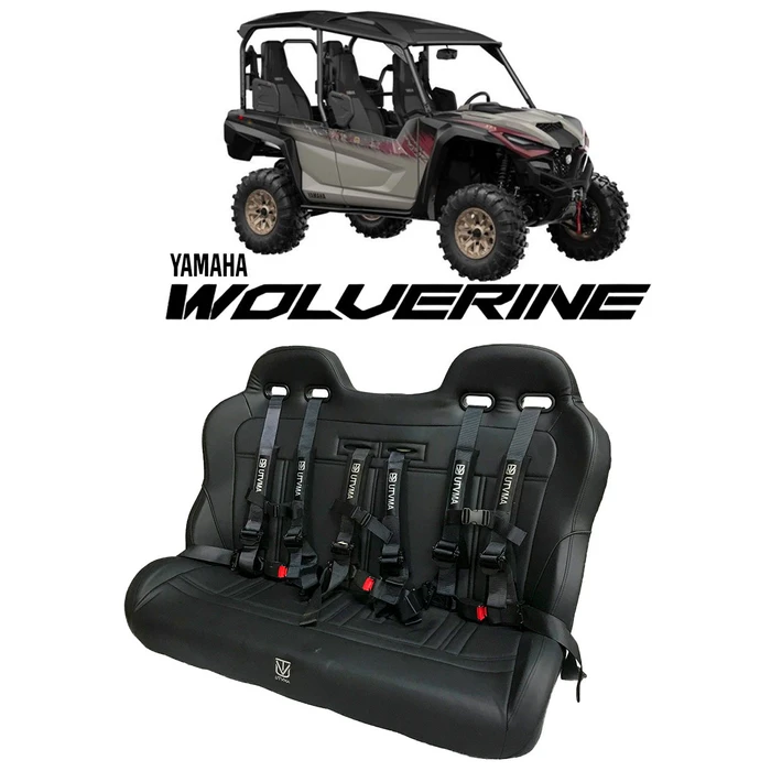 Yamaha Wolverine RMAX 4 Rear Bench Seat (2021-2024)
