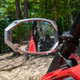 Polaris RZR Photon Series Side View Mirrors with Cast Aluminum Body & Bezel - 1.75" Round Tube Mount