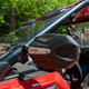 Kawasaki Mule Pro Photon Series Side View Mirror with Cast Aluminum Body & Bezel (Pair)