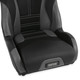 Simpson Racing Pro Sport Polaris RZR Suspension Seat - Black