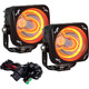 Vision X 3" Optimus Square 15º Beam with Amber Halo LED Light Kit