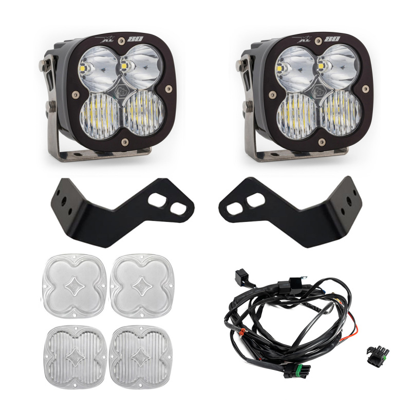 Baja Designs Can-Am Maverick R XL80 A-Pillar Kit - 448189 - Trailworx UTV