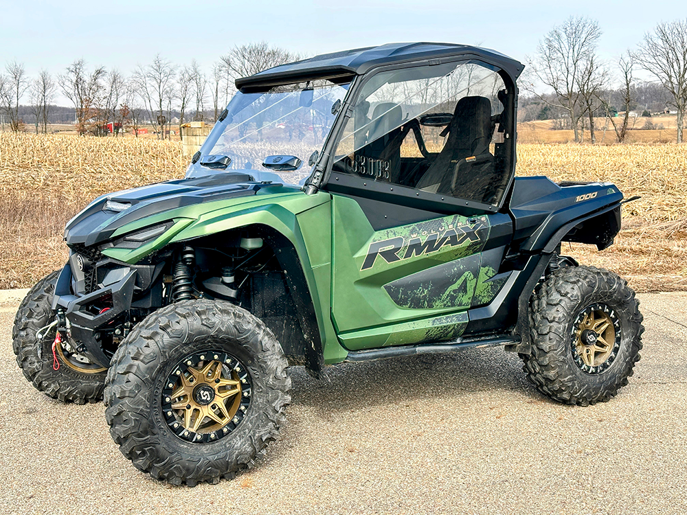 Yamaha Wolverine X2/RMAX-2 Tinted Polycarbonate Upper Door Kit