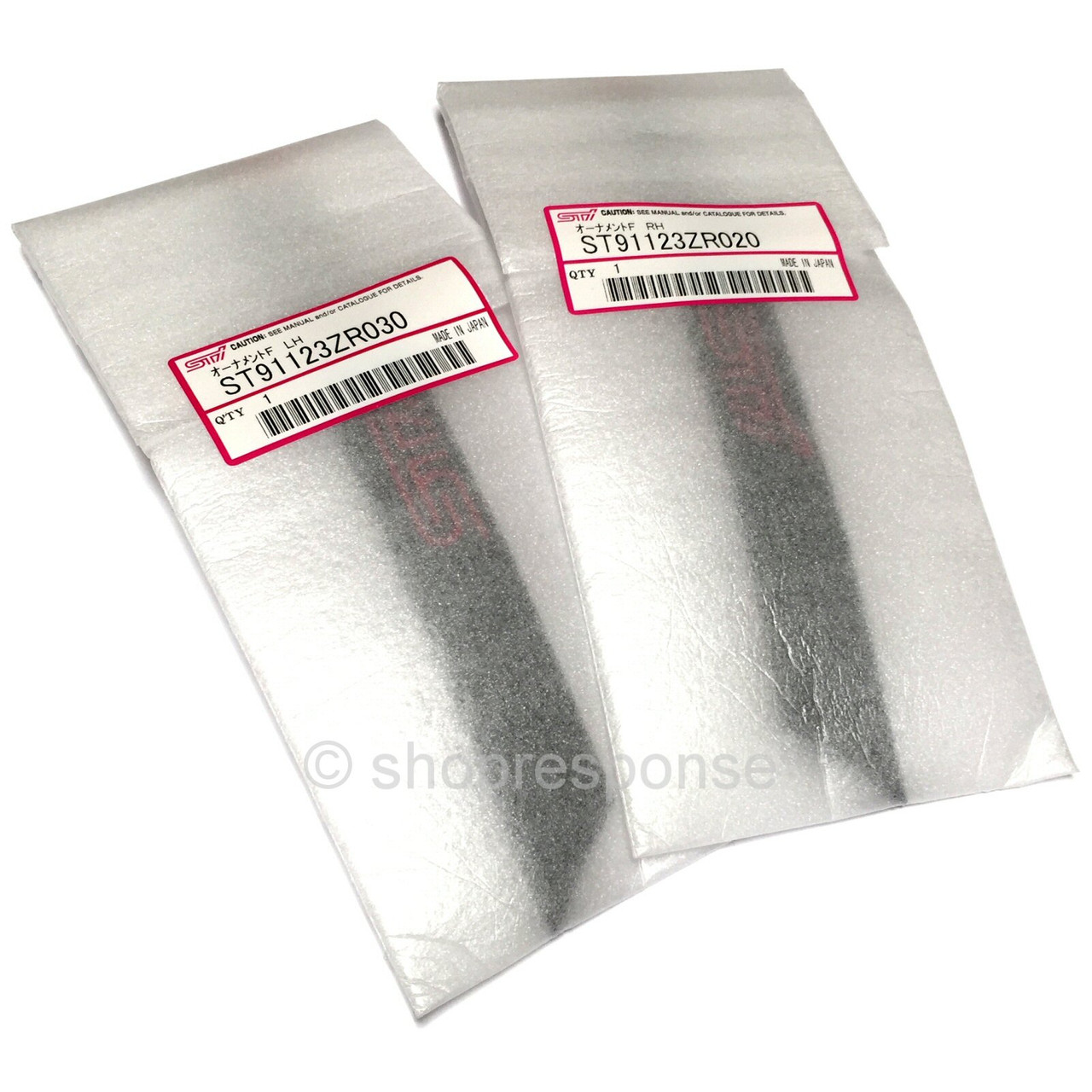 OEM / JDM Subaru 08-14 Impreza WRX R205 Front Fender STi Moldings ...