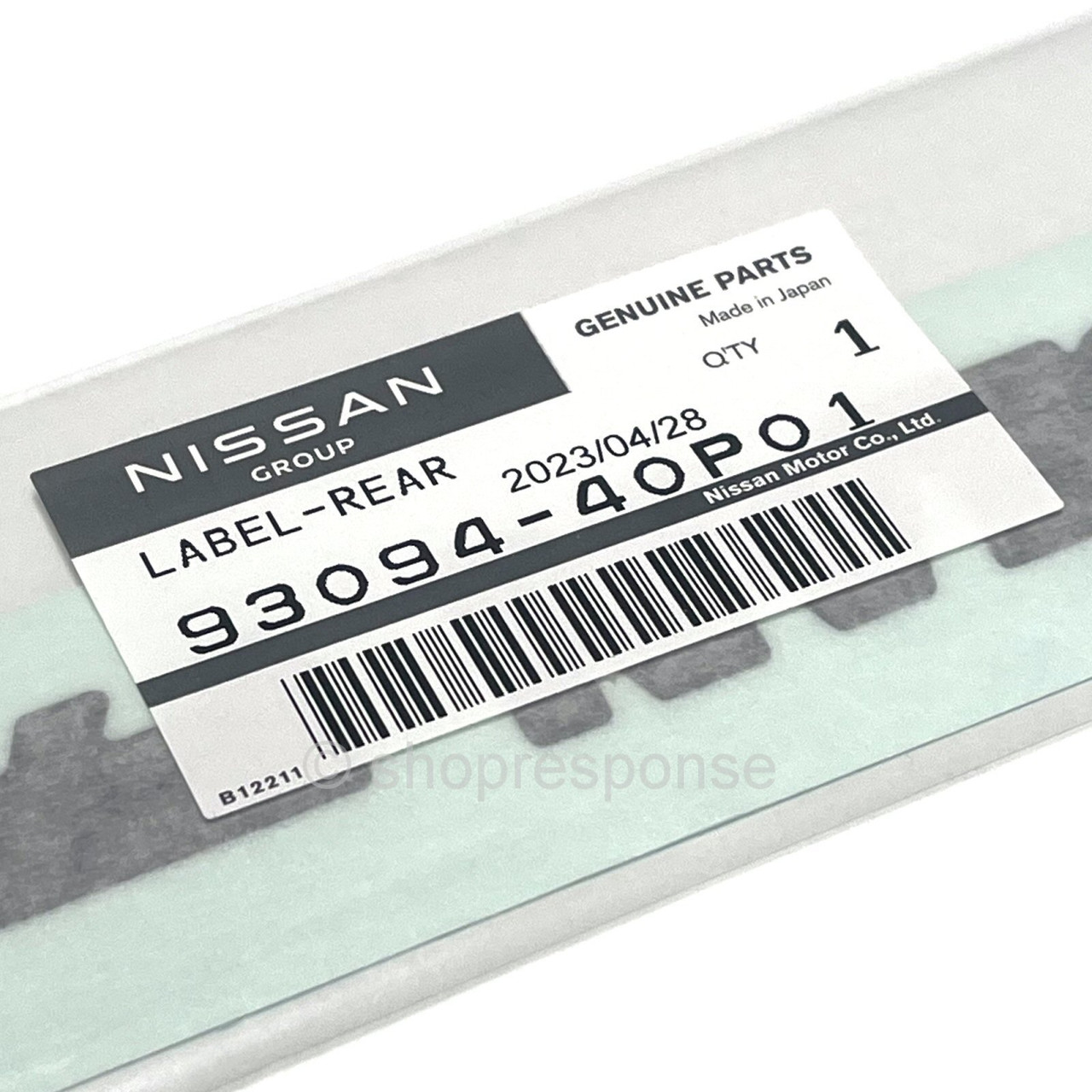 OEM / JDM Nissan 90-00 300ZX Fairlady Z Z32 Rear NISSAN