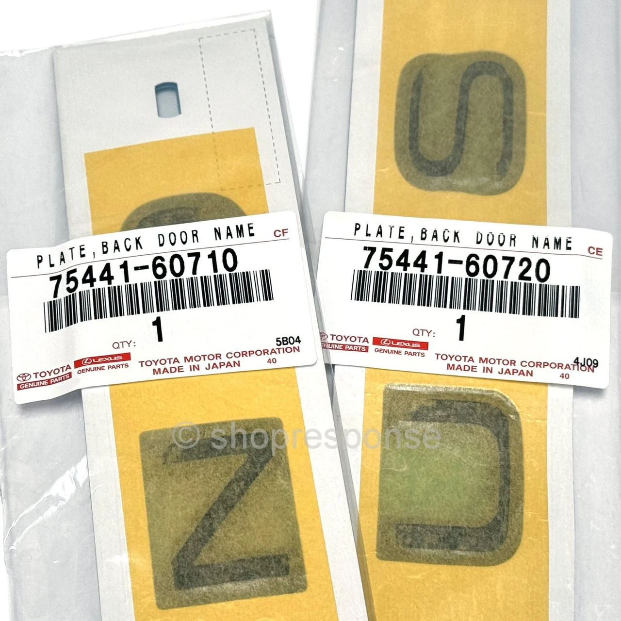 OEM Toyota 21-25 Land Cruiser GR J300 Rear LAND CRUISER Emblem Set