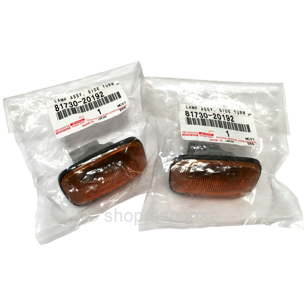 OEM / JDM Toyota 98-07 Land Cruiser J100 Amber Side Markers (81730