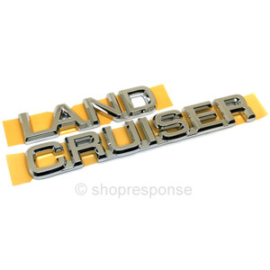 OEM / JDM Toyota 02-09 Land Cruiser Prado / Lexus GX470 FJ120 LC120 Rear LAND CRUISER Emblem (75444-60030)