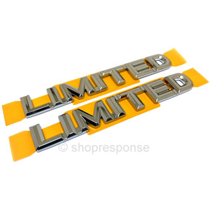 OEM / JDM Toyota 92-00 Lexus Soarer Limited Side Emblems - Pair (75351-24050)