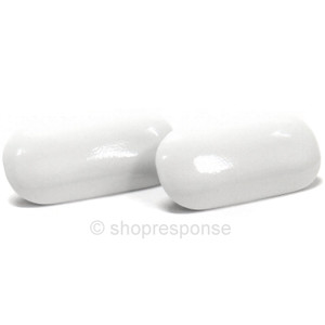 OEM Honda 00-09 S2000 License Plate Caps - Grand Prix White NH565 (90672-S2A-A00ZC)