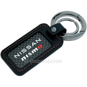 OEM / JDM Nissan Nismo Carbon & Leather Keychain (KWA10-50U70)
