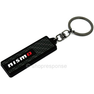 OEM / JDM Nissan Nismo Black Rubber Keychain (KWA10-50UK0)