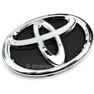 OEM Toyota Front T Emblem: 16-21 Land Cruiser J200 / 18-22 Tacoma w/o DRCC (75301-60020)