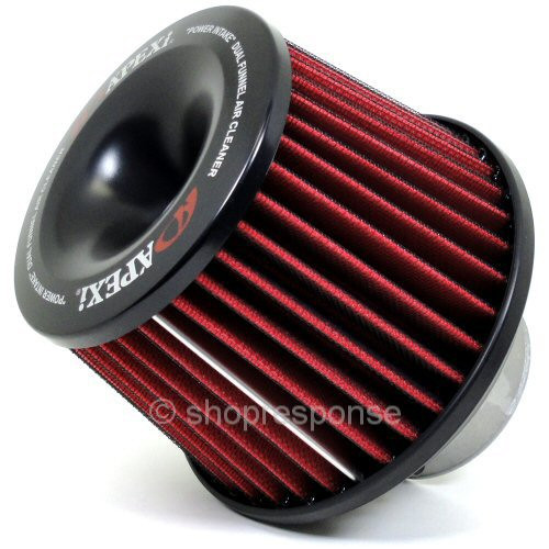 APEXi 500-A025 Power Intake Dual Funnel Air Cleaner: Universal (80mm / 3.15" Flange)