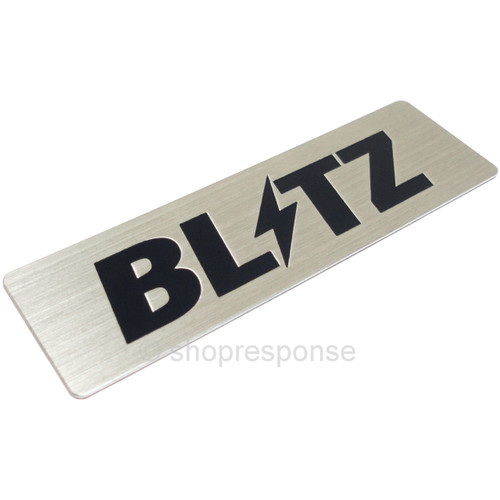 BLITZ 18933 Aluminum Logo Plate Emblem