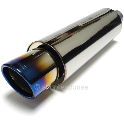 APEXi 156-A021 N1-X Evolution Extreme Universal Muffler Exhaust: NA (60.5mm / 2.5" Piping)