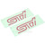 OEM Subaru 2004 Impreza WRX STi Fog Light Cover "STi" Decals (91502FE040)
