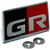 OEM Toyota 22-25 GR86 Front GR Emblem with Push Nuts (SU003-09377)