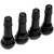 OEM Honda / Acura Tire Air Valve Stems x4 - Black (42753-SB8-661)