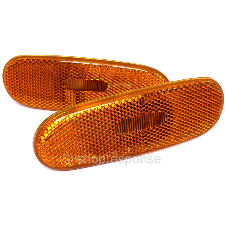 OEM Toyota Front Amber Side Marker Bumper Lenses - Celica / MR2 / Supra (81731-14170 / 81741-14160)